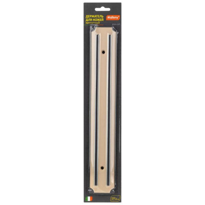 310887 Магнитный держатель для ножей Mallony MKH-33P бежевый-3