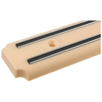 310887 Магнитный держатель для ножей Mallony MKH-33P бежевый-4