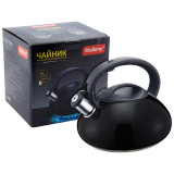 910095 Чайник металлический со свистком Mallony MAL-105-N