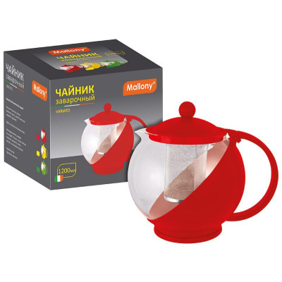 910103 Чайник заварочный Mallony PTP-01-1200ML