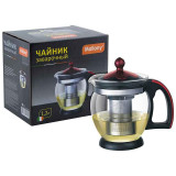 910112 Чайник заварочный Mallony Decotto-1200 с пластиковой ручкой