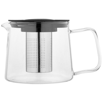 910125 Чайник заварочный Mallony Skandi 1000мл из боросиликатного стекла, с прямоугольной ручкой-2