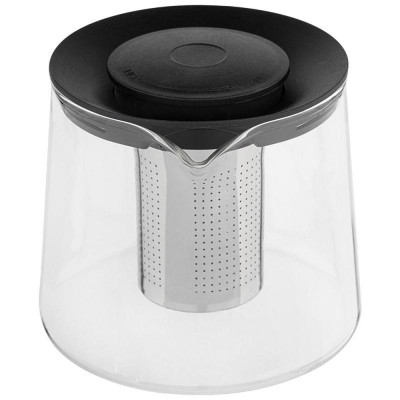 910125 Чайник заварочный Mallony Skandi 1000мл из боросиликатного стекла, с прямоугольной ручкой-4