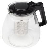 910131 Чайник заварочный Mallony CLASSICA 1100мл из жаропрочного стекла с фильтром из нерж.стали