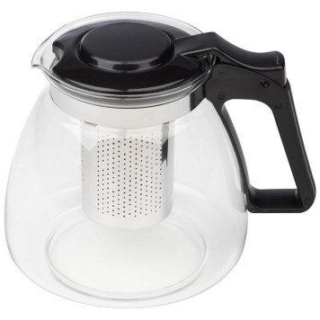 910131 Чайник заварочный Mallony CLASSICA 1100мл из жаропрочного стекла с фильтром из нерж.стали-1