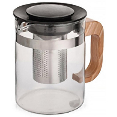 910133 Чайник заварочный Mallony La Caffetteria 800мл стеклянный-1