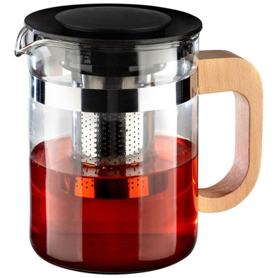910133 Чайник заварочный Mallony La Caffetteria 800мл стеклянный