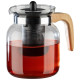 910134 Чайник заварочный Mallony La Caffetteria 1500мл стеклянный