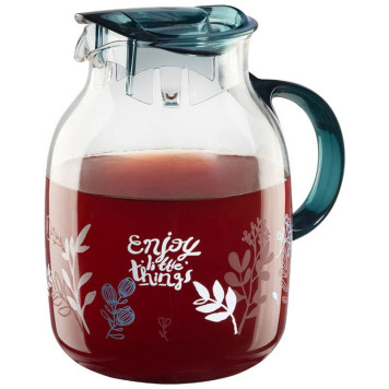 910138 Кувшин Mallony La Caffetteria 2.0л из термостойкого стекла с крышкой-4