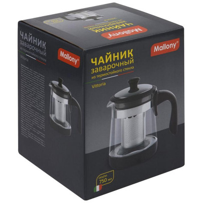 910140 Чайник заварочный Mallony Vittoria 750мл-3