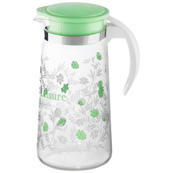 910142 Кувшин Mallony La Caffetteria 1.4л из термостойкого стекла с крышкой