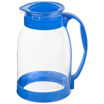 910147 Кувшин Mallony Brocca-2400 из жаропрочного стекла с пластиковой ручкой-2