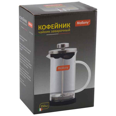 950065 Чайник/кофейник (кофе-пресс) Mallony GFP01-350ML-1