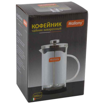 950066 Чайник/кофейник (кофе-пресс) Mallony GFP01-600ML-1