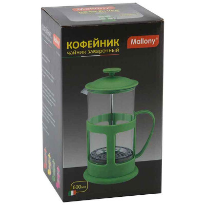 950077 Чайник/кофейник (кофе-пресс) Mallony PFP01-600ML-1