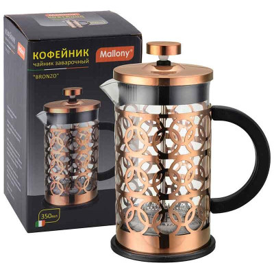950153 Чайник/кофейник (кофе-пресс) Mallony BRONZO