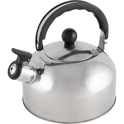 985618 Чайник Casual, объем 1,5л, из нерж стали со свистком, зеркальная полировка корпуса