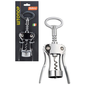 984038 Штопор Mallony SEMPLICE с металлической ручкой