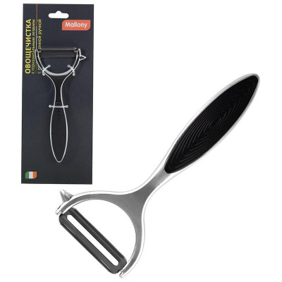 984043 Овощечистка Mallony MODERNO с горизонтальным лезвием