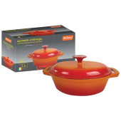 985035 Кастрюля 'УТЯТНИЦА' чугунная эмалированная овальная OCE-24, 2.1л