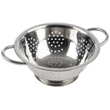 985530 Дуршлаг CASUAL d22см нерж сталь с боковыми ручками на подставке