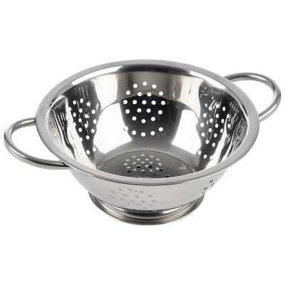985530 Дуршлаг CASUAL d22см нерж сталь с боковыми ручками на подставке