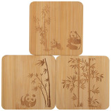 985990 Набор из 3 подставок под горячее Mallony Foresta di bambu (бамбук)