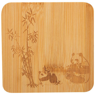 985990 Набор из 3 подставок под горячее Mallony Foresta di bambu (бамбук)-5