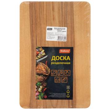 986055 Доска разделочная 19.5х30см цельная (берёза)-2