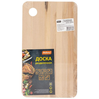 986058 Доска разделочная Sencillo (массив березы, 8мм) 18х31см-2