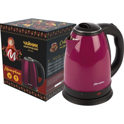 Чайник МАТРЕНА МА-002 бордовый (006748)