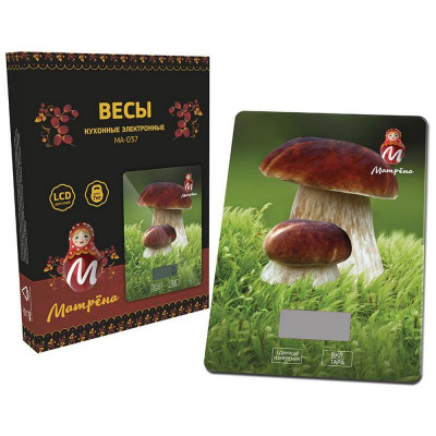 Весы кухонные МАТРЕНА МА-037 Грибы (007353)