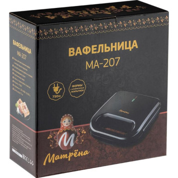 Вафельница МАТРЕНА МА-207 венская вафля (106533)-4