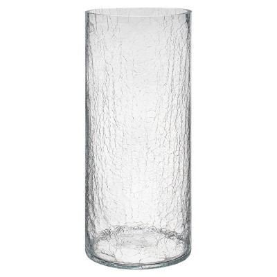 Ваза цилиндр "CRACLE WHITE" диаметр 14,6 см высота 35 см MUZA 380-628
