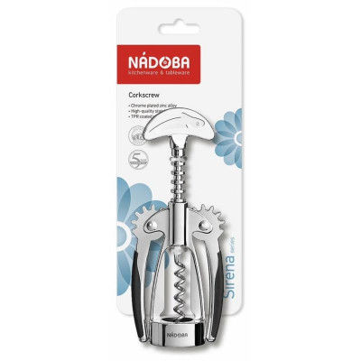 721215 Штопор NADOBA (хром) серия SIRENA-2