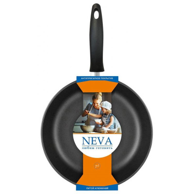 Сковорода НЕВА МЕТАЛЛ ПОСУДА N 126 26см 'Neva Black'