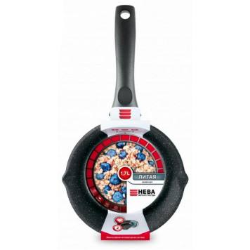 Ковш НЕВА МЕТАЛЛ ПОСУДА 186317 1.7л 'Каменная' Черный гранит-2