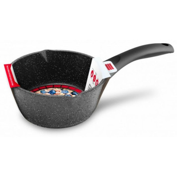 Ковш НЕВА МЕТАЛЛ ПОСУДА 186317 1.7л 'Каменная' Черный гранит