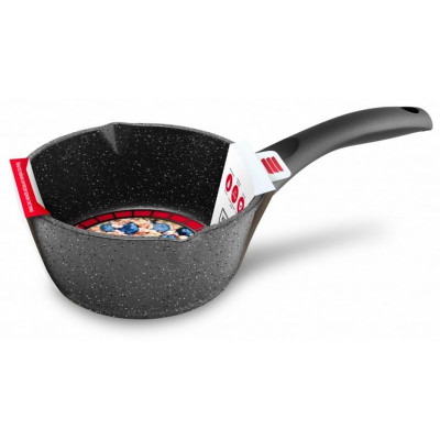 Ковш НЕВА МЕТАЛЛ ПОСУДА 186317 1.7л 'Каменная' Черный гранит