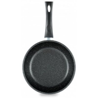 Сковорода НЕВА МЕТАЛЛ ПОСУДА 18120 20см 'Каменная' Черный гранит-3