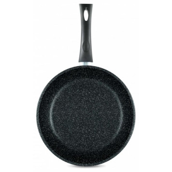 Сковорода НЕВА МЕТАЛЛ ПОСУДА 18122 22см 'Каменная' Черный гранит-2