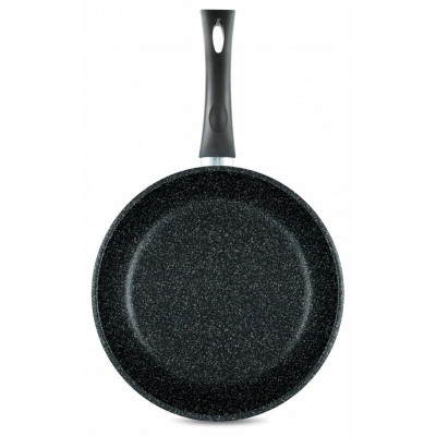 Сковорода НЕВА МЕТАЛЛ ПОСУДА 18126 26см 'Каменная' Черный гранит-2