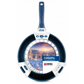 Сковорода НЕВА МЕТАЛЛ ПОСУДА 2426 26см 'Сибирь'-2