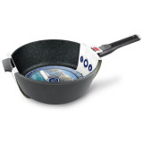 Сотейник высокий НЕВА МЕТАЛЛ ПОСУДА 271326i 'Алтай' индукционная (съемная ручка)