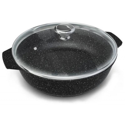 Жаровня со стекл.крышкой НЕВА МЕТАЛЛ ПОСУДА NG 6525 2.5л 'Neva Granite'