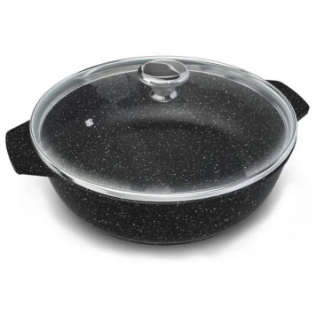 Жаровня со стекл.крышкой НЕВА МЕТАЛЛ ПОСУДА NG 6530 3.0л 'Neva Granite'