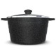 Кастрюля со стекл.крышкой со стекл.крышкой НЕВА МЕТАЛЛ ПОСУДА NG 6630 3.0л 'Neva Granite'
