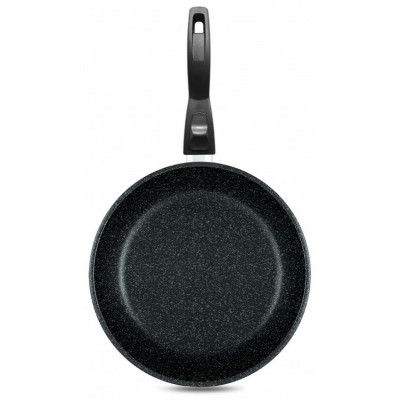 Сковорода НЕВА МЕТАЛЛ ПОСУДА GL2022 22см 'Готовить легко' stone (съемная ручка)-3