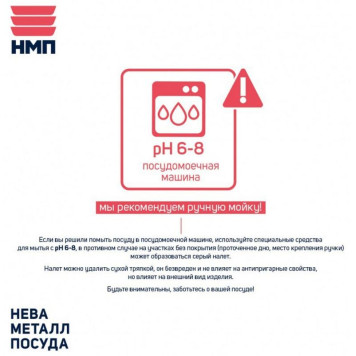 Сковорода НЕВА МЕТАЛЛ ПОСУДА L08122i 22см Индукция-4