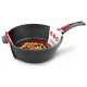 Сотейник НЕВА МЕТАЛЛ ПОСУДА L181326i 26см Индукция Гранит (съемная ручка)